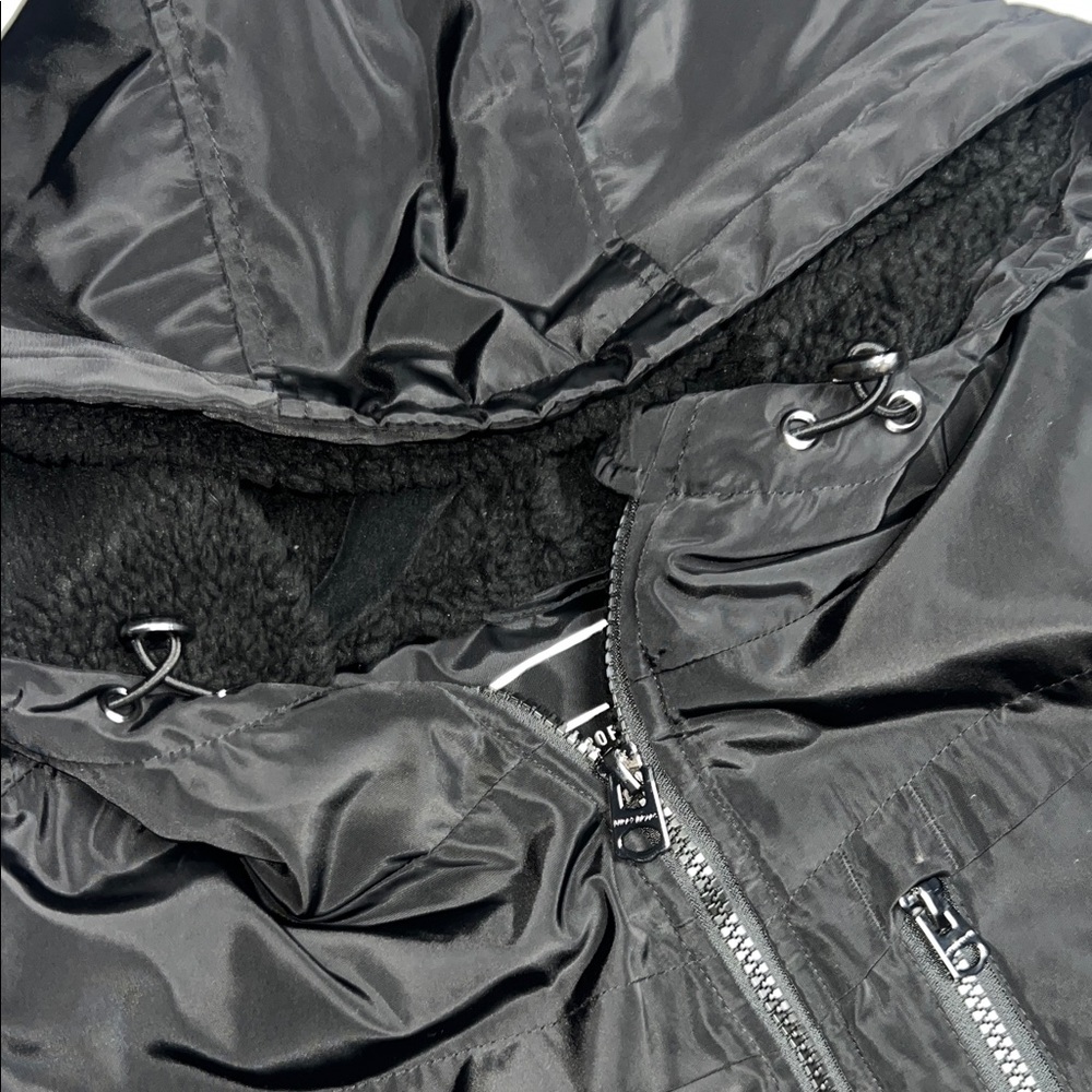 Lucky Brand Black Fleece-Lined Jacket Women’s size medium - Picture 7 of 14